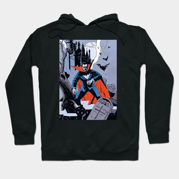 Dracula Hoodie by Artofparker